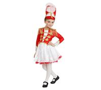 Dress Up America Drum Majorette Ensemble De Costume Pour Enfants - Drum Majorette Ensemble De Déguisement Pour Jeux De Rôle Et Amusement