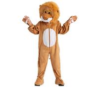 Dress Up America Effrayant Peluche Lion Costume De Tête Poilue