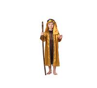 Dress Up America Ensemble de costumes bibliques pour enfants - Ensemble d'habillage de bergers marron et or pour enfants - Costume de berger pour enfants