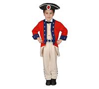Dress Up America Ensemble de costumes de luxe Colonial Colonial historique pour enfants