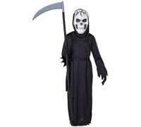 Dress Up America Grim Reaper Costume pour jeu de rôle - Ensemble de costumes de faucheuse d'Halloween pour hommes - Costume de mort pour enfants