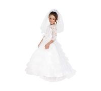 Dress Up America Filles mariée rêveuse petite fille tenue de mariée mariage