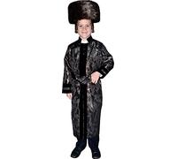 Dress Up America Manteau de rabbin noir pour enfants