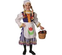 Dress Up America Petit Fille de Luxe Hollandais Déguisement - Jeu Rôle Pour Kids