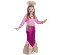 Dress Up America Petite Fille Princesse Sirène Rose Déguisement - Beau Habillage