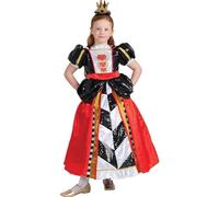 Dress Up America Reine de Cœurs Ensemble de Costume pour enfants - Reine de Cœurs Ensemble d'Habillage pour Jeu de Rôle et Amusement