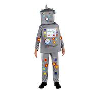Dress Up America Super Deluxe Robot Costume pour les enfants - Produit est livré avec combinaison, tunique et casque