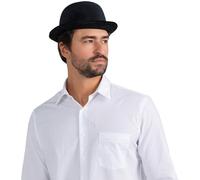 Dress Up America Velours Derby Chapeau - Melon - Noir Chapeau Melon Déguisement