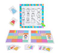 Dress Up Game - Glam Styling Contest Board, Creative Beauty Toy For Kids, Fashion Design Dress Play Kit | Jeu de combat pour le maquillage, jeu de correspondance à la mode, idéal pour le jeu de rôle,