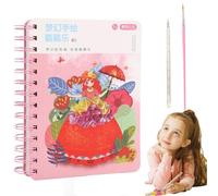 Dress -up - Livre d'autocollants - Princesse Dress Up - Jouet de voyage - Livre puzzle - Activités peintes à la main, compétences motrices fines éducatives - Jouet pour et