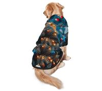 Dress Up The Beautiful Christmas Tree Sweat à capuche pour chiens de taille moyenne et grande - Vêtement en polyester doux pour toutes les saisons