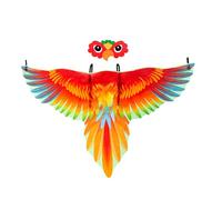 Dress Up Wings For Little Girls - Pink/Blue, Bird Wings Costume For Role Play, Soft Like Fabric, Ajustable Elastic Straps, Lightweight Comfortable Fit | Bird Theme Parties, School Performance