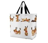 Dressage De Chien Sac À Main Pour Femme Grand Sac À Bandoulière Pour Voyage Bureau Shopping 40x16x40cm