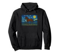 Dressage pour Cheval - Van Gogh Starry Night Style Sweat à Capuche