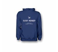Dressed in Music Play White Me Hoodie Sweat-Shirt à Capuche pour Homme/Femme en Coton Biologique Surf Monkey®, Noir, L