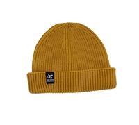 DRESSED IN MUSIC PLAY WITH ME Bonnet Docker pour homme/femme - Taille unique - Beanie Surf Monkey® - Polyester recyclé - Wear&Care, or, 54/60 cm
