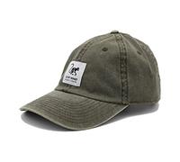 DRESSED IN MUSIC PLAY WITH ME Casquette de baseball Classic Surf Monkey® - Casquette Dad en coton sans structure - Aspect vieilli, Olive, taille unique
