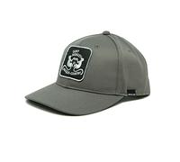 DRESSED IN MUSIC PLAY WITH ME Casquette de baseball Classic Surf Monkey® Dad en coton sans structure Aspect vieilli, gris, 54