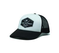 DRESSED IN MUSIC PLAY WITH ME Casquette Foam Trucker pour Homme/Femme Surf Monkey® - 5 Panneaux en Mousse - Taille Unique - Ajustable par réglette Plastique rétro Snapback (Noir)