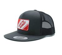Dressed in Music Play with ME Casquette Full Patch Snapback - Surf Monkey® - Casquette de Baseball pour Homme/Femme - Taille Unique - Fermeture Réglable Snapback - Visière Plate, Gris