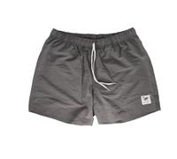 DRESSED IN MUSIC PLAY WITH ME Maillot de Bain Homme Court Quick-Dry - Surf Monkey® Volley, Rouge, S