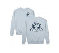 DRESSED IN MUSIC PLAY WITH ME Sweat classique à col rond avec imprimé Surf Monkey®, bleu ciel, M