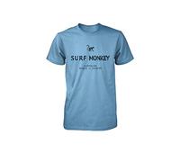 DRESSED IN MUSIC PLAY WITH ME T-shirt en coton biologique Surf Monkey®, bleu, L