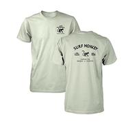 DRESSED IN MUSIC PLAY WITH ME T-shirt en coton biologique Surf Monkey®, citron vert, M