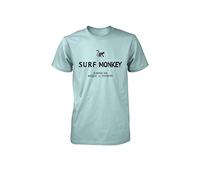 DRESSED IN MUSIC PLAY WITH ME T-shirt en coton biologique Surf Monkey®, Glace, XL