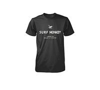 DRESSED IN MUSIC PLAY WITH ME T-shirt en coton biologique Surf Monkey®, Noir , M