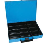 DRESSELHAUS Coffret d'assortiment Non équipé, à 12 compartiments, à revêtement en poudre