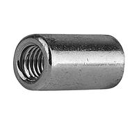 Dresselhaus Lot de 10 écrous de raccordement M6 x 50 - Écrous filetés ronds Zingué M6 x 50 - Extérieur - 10 mm = Lot de 10