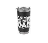 Dresseur d'animaux Dad The Idol The Dog Sitter Animal Trainer Gobelet isotherme en acier inoxydable double paroi