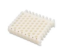 Dresseur de câbles, Outil de Regroupement de Trous de 9 mm / 0,35 Pouces, Peigne de Trou de Cordon réseau, Panneau d'organisation de réseau, Fixation de Panneau de Support de (6x8 Trous)