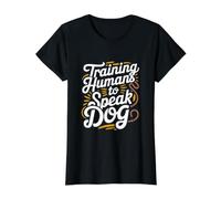 Dresseur de Chien Amusant pour Apprendre à Parler Les Humains T-Shirt Graphique avec Valeur