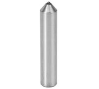 Dresseur de meule diamanté à pointe unique 10 mm avec tige en acier au carbone - Outil conique de dressage de meules abrasives 0,4 carat