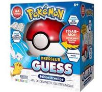Bandai - Pokémon - Dresseur Guess Prestige - Jeu électronique en Forme de Poké Ball - Jeu interactif, sans écran, à Reconnaissance vocale sur l'univers des Pokémon - Parle français - ZZ21118
