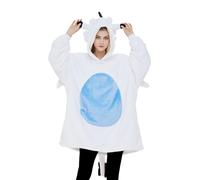 dressfan Dragon Couverture portable en microfibre et Sherpa - Pull à capuche avec manches et capuche pour femme et homme - Costume de dragon pour Halloween et carnaval - Couverture chaude et douce