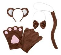 dressforfun 302048 - Costume Set Singe pour Adultes, Serre-tête avec Oreilles, Gants, Nœud Papillon et Queue