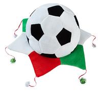 dressforfun 302054 - Chapeau de Fan de Foot Mexicain, Couvre-Chef en Forme de Ballon de Foot, idéal pour Les Manifestations de Football et Les Fêtes à Thème