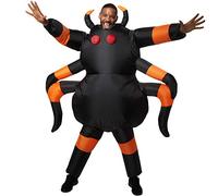 dressforfun 302355 - Déguisement unisexe de Tarantule gonflable, Costume avec huit Jambes, Antennes et Yeux cousus sur l’avant