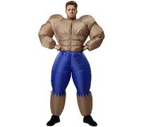 dressforfun 302361 - Déguisement Unisexe de Bodybuilder Gonflable, Costume Parfait pour Laisser Les Muscles Jouer