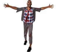 dressforfun 900441 - Déguisement pour Homme d’écolier Effrayant, Uniforme d’école déchiré et taché de Sang (XXL | No. 302269)