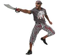 dressforfun 900442 - Déguisement pour Homme de Pirate effrayant, Tenue de Pirate effrayante et tachée de Sang (L | No. 302272)