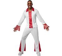 dressforfun 900470 - Déguisement pour Homme de Danseur Disco, Chemise avec Manches évasées et Pattes d’éléphant (XXL | No. 302154)