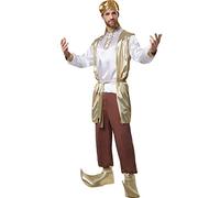 dressforfun 900527 - Déguisement pour Homme de Puissant Sultan, Habit Oriental avec de Nombreux Éléments dorés (S | No. 302640)
