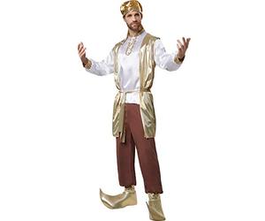 dressforfun 900527 - Déguisement pour Homme de Puissant Sultan, Habit Oriental avec de Nombreux Éléments dorés (L | No. 302642)