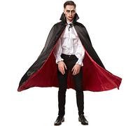 dressforfun Cape élégante pour Vampire | Cape Bicolore élégante (148 cm | no. 301855)