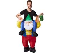 dressforfun Costume autogonflant Assis sur Un Nain Unisex | Atteint sa Taille complète en Quelques Secondes | Une Bonne Partie de rigolade