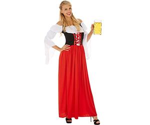 dressforfun Costume pour Femmes Dirndl Festif Resi Fête de la Bière - L